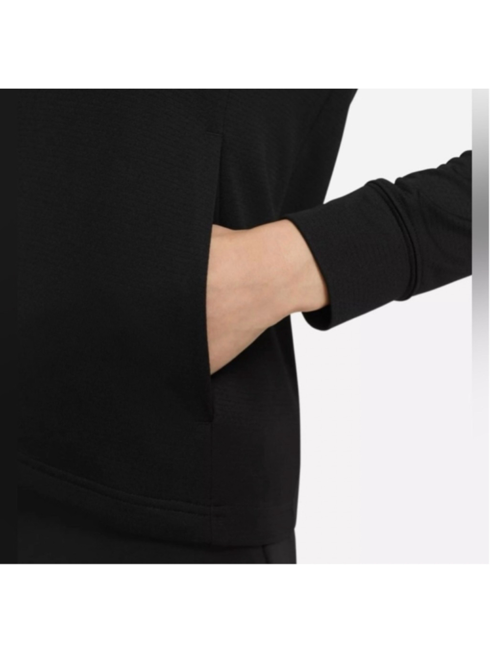 Nike Womens UV Protection Dri-FIT Long Sleeve Jacket Black Medium - Picture 4 of 6